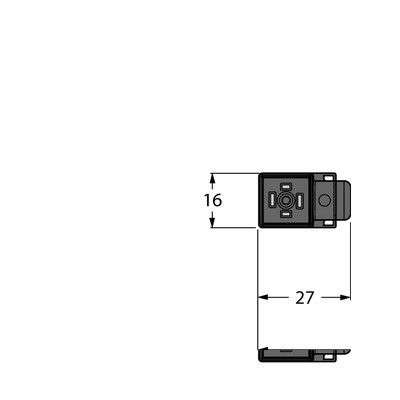 VC8S22-T80E-0.3-WSC5.31T/TEL Соединительный кабель