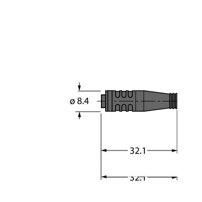 PKG3S-5-PSG3S/TXL Соединитель кабельный для датчиков и актуаторов, оболочка PUR