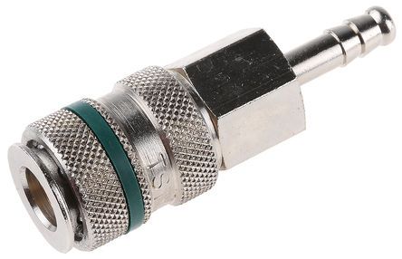 017 HG 06, RS PRO Pneumatic Quick Connect Coupling Brass 6mm Hose Barb, Муфта