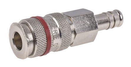 019 HG 10, RS PRO Pneumatic Quick Connect Coupling Brass 10mm Hose Barb, Муфта