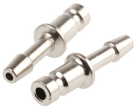 020 HU 03, RS PRO Pneumatic Quick Connect Coupling Brass 3mm Hose Barb, Муфта