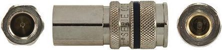 025 DG 13, RS PRO Pneumatic Quick Connect Coupling Steel 1/4 in Threaded, Муфта