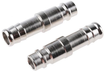025 HU 10, RS PRO Pneumatic Quick Connect Coupling Steel 10mm Hose Barb, Муфта