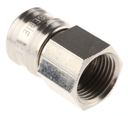 026 DG 21N, RS PRO Pneumatic Quick Connect Coupling Brass 1/2 in Threaded, Муфта