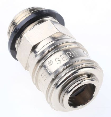 026 EG 21N, RS PRO Pneumatic Quick Connect Coupling Brass 1/2 in Threaded, Муфта