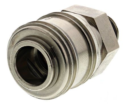 026 EG 13N, RS PRO Pneumatic Quick Connect Coupling Brass 1/4 in Threaded, Муфта