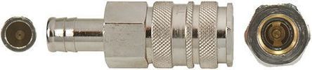 027 HG 19, RS PRO Pneumatic Quick Connect Coupling Brass 19mm Hose Barb, Муфта