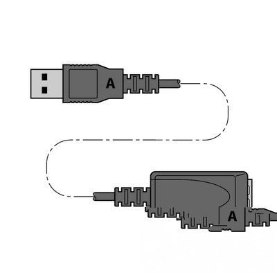 USB 2.0 EXTENSION ACTIVE 5M Активный удлинитель USB 2.0 Вилка-А на Розетку-А 5 метров