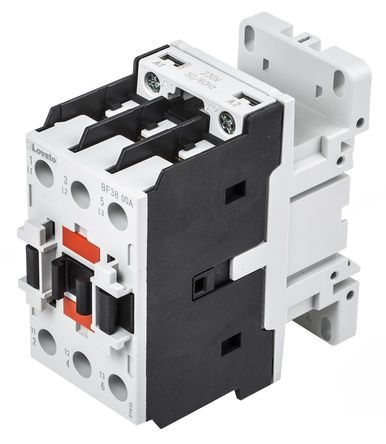 BF3800A230, Lovato 3 Pole Contactor - 38 A, 230 V ac Coil, Orange, 3NO, 18.5 kW, Контактор