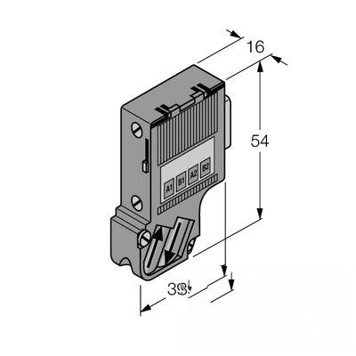 D9T-RS485 /6ES7972-0BA61-0XA0 EXCOM Штекерный разъем RS485, шина PROFIBUS