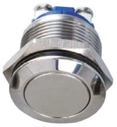 R19FRGSTAG, EOZ Single Pole Single Throw (SPST) Momentary Push Button Switch, IP65, 19.2 (Dia.)mm, Panel Mount, 48 V dc, 250 V ac, Кнопочный переключатель