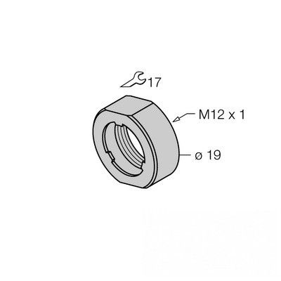 PN-M12 крышка с резьбой