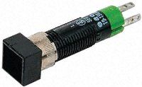 19-451.035, EAO Single Pole Single Throw (SPST) Momentary Push Button Switch, IP40, 8 (Dia.)mm, Panel Mount, Кнопочный переключатель