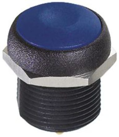 IRR3S422, APEM Single Pole Single Throw (SPST) Momentary Push Button Switch, IP67, 16 (Dia.)mm, Panel Mount, 250V ac, Кнопочный переключатель