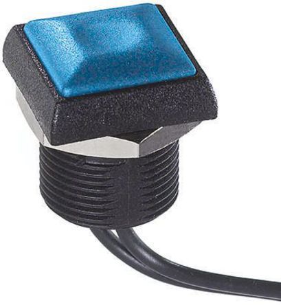 IRC3F412, APEM Single Pole Single Throw (SPST) Momentary Push Button Switch, IP67, 16 (Dia.)mm, Panel Mount, 250V ac, Кнопочный переключатель