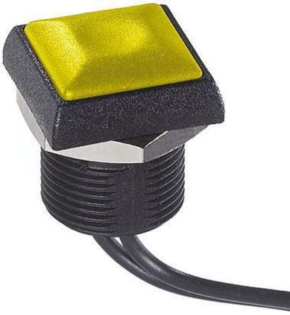 IRC3F452, APEM Single Pole Single Throw (SPST) Momentary Push Button Switch, IP67, 16 (Dia.)mm, Panel Mount, 250V ac, Кнопочный переключатель