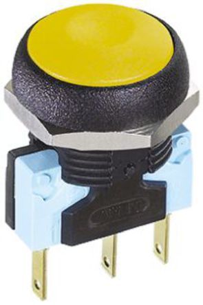 IRR7Z292, APEM Single Pole Double Throw (SPDT) Momentary Push Button Switch, IP67, 16mm, Panel Mount, 250V ac, Кнопочный переключатель