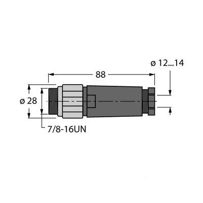 BSV4140-0/16 Заказной разъем