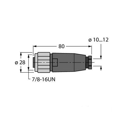 BKV4140-0/13.5 Заказной разъем