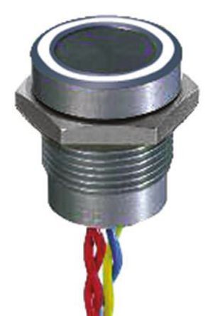 PBARAFBAW APEM Illuminated Through Hole Piezo Switch IP  mA   V dc Single Pole Single Throw SPST   C Пьезопереключатель