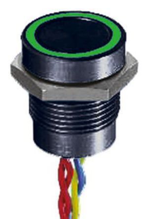 PBARAFAG APEM Illuminated Through Hole Piezo Switch IP  mA   V dc Single Pole Single Throw SPST   C Пьезопереключатель