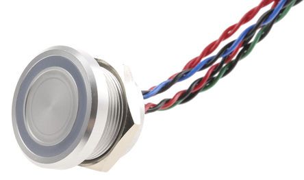 PBARZAFCA APEM Illuminated Wire Lead Piezo Switch IP  mA  V dc Single Pole Single Throw SPST   C Пьезопереключатель