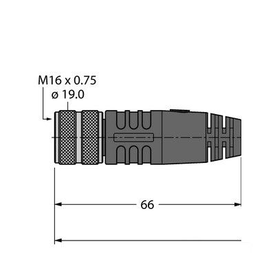BKM19-E01-10/S90 Кабель для датчиков и приводов