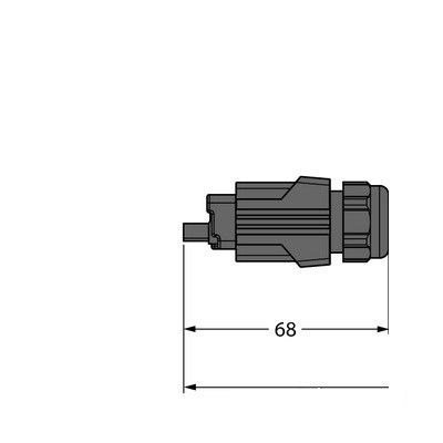 AIDA-GP-AIDA-GP-52-1M Силовой кабель в соответствии с AIDA, оболочка PUR