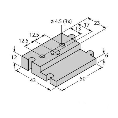 S89/VB2-BEFESTIGUNGSSET Сборочный комплект для Y-разветвителя для PROFIBUS/CAN/датчика