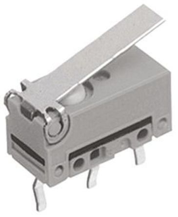 ABJ141261, Panasonic SPDT Hinge Lever Microswitch, 100 mA @ 125 V ac, Микропереключатель