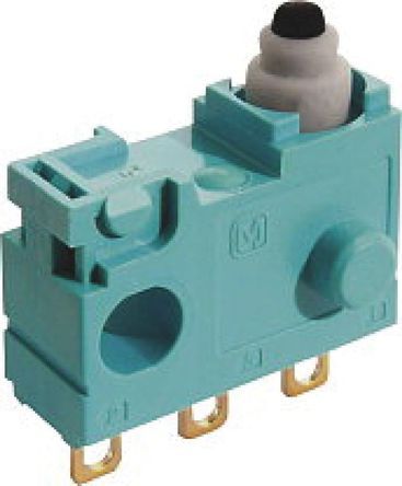 ASQ10410, Panasonic SPDT Pin Plunger Microswitch, 100 mA @ 30 V dc, Микропереключатель