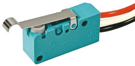 ABV161451, Panasonic SPDT Simulated Roller Lever Microswitch, 3 A @ 250 V ac, Микропереключатель