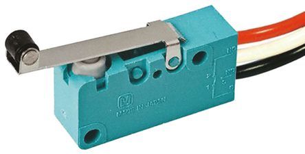 ABV1616503, Panasonic SPDT Roller Lever Microswitch, 5 A @ 250 V ac, Микропереключатель