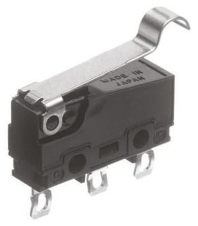 AVT32423, Panasonic SPDT Simulated Roller Lever Microswitch, 3 A @ 250 V ac, Микропереключатель