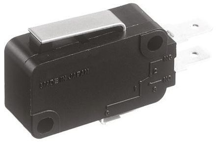 AM50011C53A, Panasonic SPDT Short Hinge Lever Microswitch, 100 mA @ 30 V dc, Микропереключатель