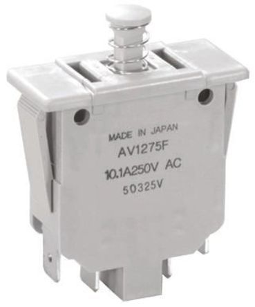 AV12753F, Panasonic DPDT-NO Safety Interlock Switch, 10.1 A @ 250 V ac, Кнопочный переключатель