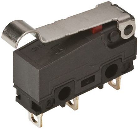 AVL324561, Panasonic SPDT Simulated Roller Lever Microswitch, 100 mA @ 30 V dc, Микропереключатель