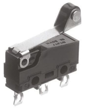 AVM32553, Panasonic SPDT Roller Lever Microswitch, 5 A @ 250 V ac, Микропереключатель