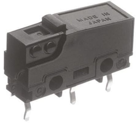 AVM34053, Panasonic SPDT Pin Plunger Microswitch, 5 A @ 250 V ac, Микропереключатель