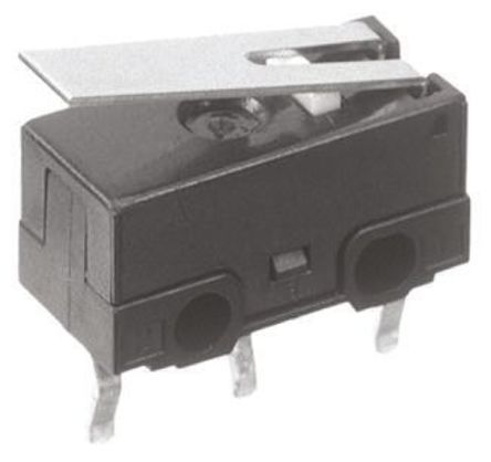 AH146261A, Panasonic SPDT Hinge Lever Microswitch, 100 mA @ 30 V dc, Микропереключатель