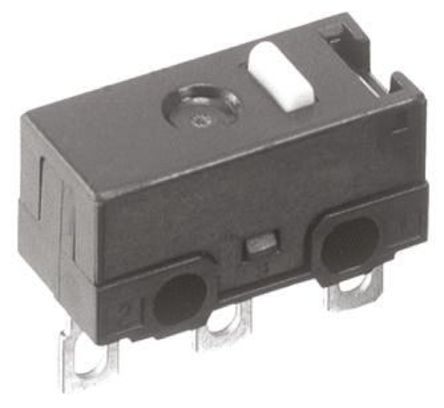 AH16809A, Panasonic SPDT Pin Plunger Microswitch, 1 A @ 30 V dc, Микропереключатель