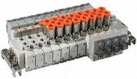 SS5Y3-60-02U-Q, SMC 2 stations Manifold Base