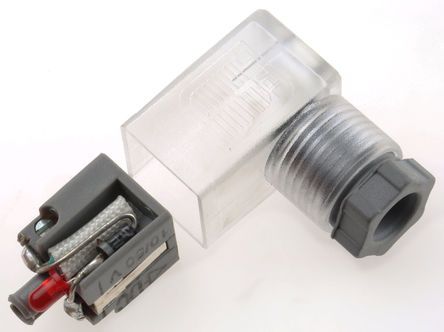 K33, SMC Pneumatic Solenoid Coil Connector, Connector with Light