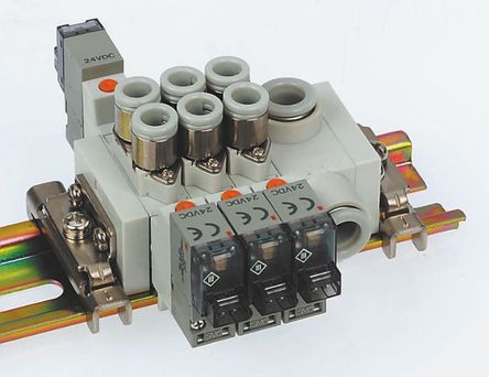 SY5460-5YO-01F-Q, SMC 5/3 Pneumatic Control Valve Pilot/Pilot G 1/8 SY5000 Series, Клапан