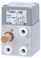 VR51-C06, SMC Push Button 3/2 Pneumatic Manual Control Valve VR51 Series, Клапан