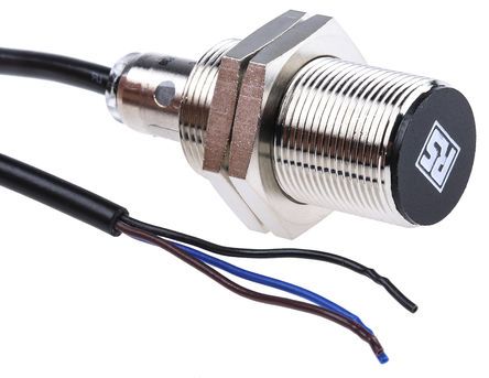 IME18-05BNSZW2KF38, RS PRO M18 x 1 Inductive Sensor - Barrel, NPN-NO Output, 5 mm Detection, IP67, Cable Terminal, Индуктивный датчик приближения