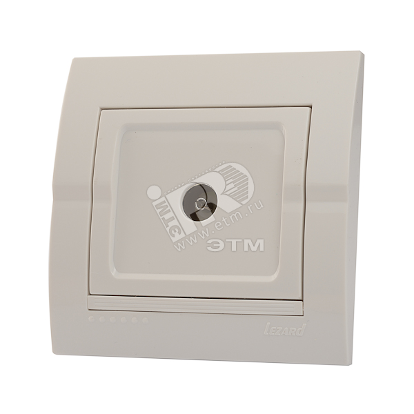 DERIY Розетка ТВ оконечная белый