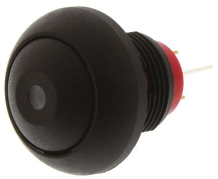 DPWL1CGKY, KNITTER-SWITCH Single Pole Single Throw (SPST) Momentary Yellow LED Miniature Push Button Switch, IP67, 12.9 (Dia.)mm,, Кнопочный переключатель