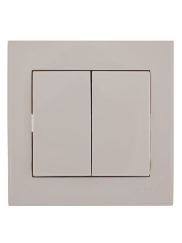 Выключатель RAIN двойной белый