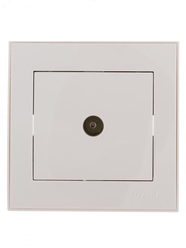 Розетка RAIN ТВ проходная белая